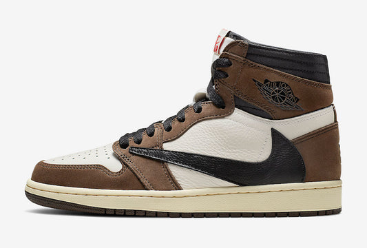 Tênis Jordan 1 Retro High OG SP Travis Scott Mocha (Sob encomenda)