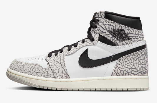 Tênis Jordan 1 Retro High OG White Cement (Sob encomenda)