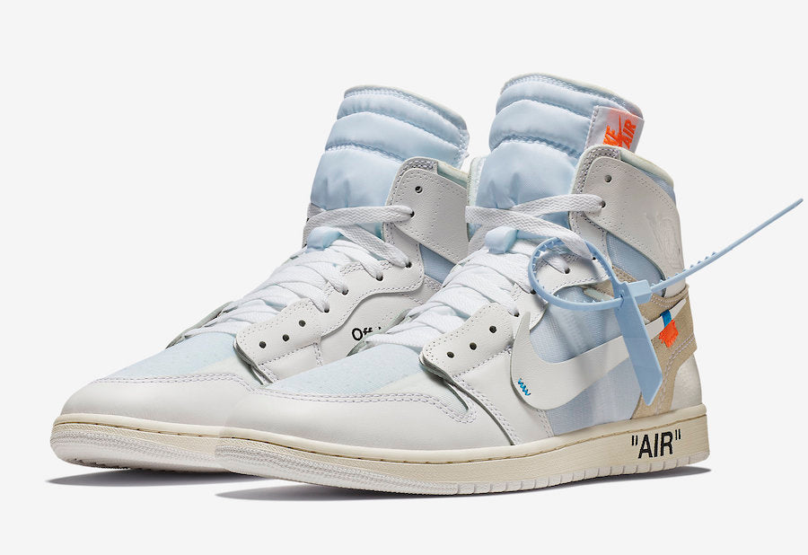 Tênis Jordan 1 Retro High Off-White Euro (Sob encomenda)