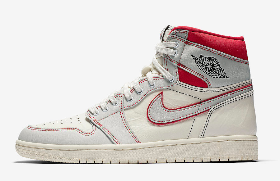 Tênis Jordan 1 Retro High Phantom Gym Red (Sob encomenda)