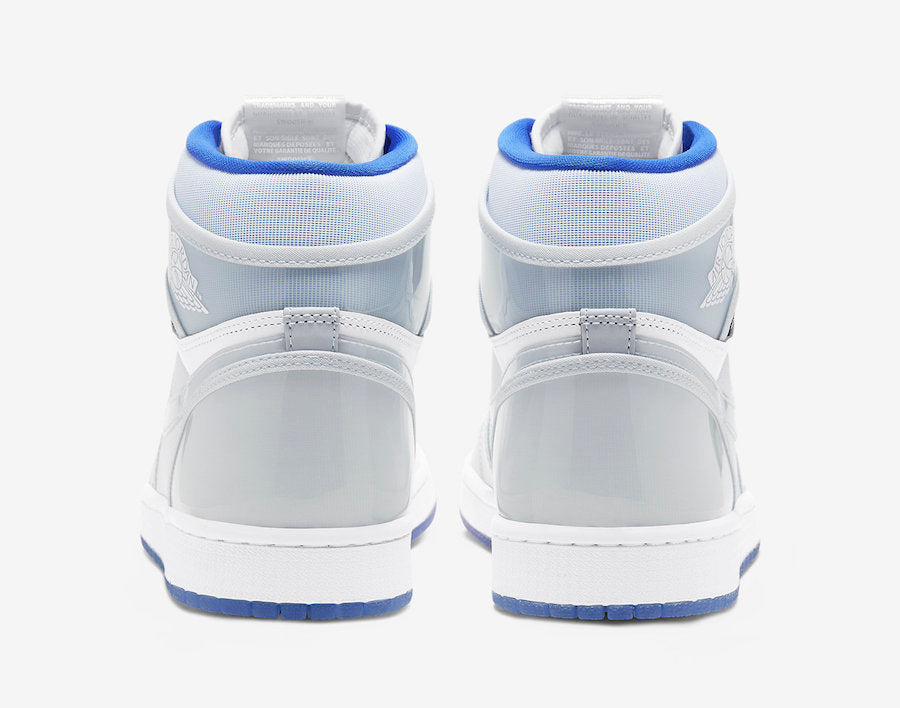 Tênis Jordan 1 Retro High Zoom White Racer Blue (Sob encomenda)