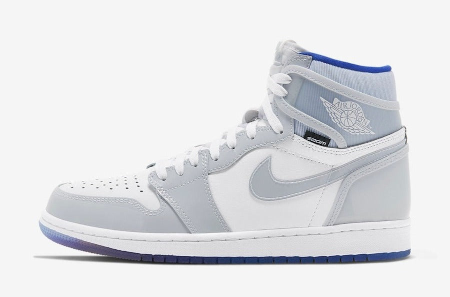 Tênis Jordan 1 Retro High Zoom White Racer Blue (Sob encomenda)