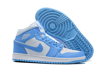 Tênis Jordan 1 Retro Mid UNC (Sob encomenda)