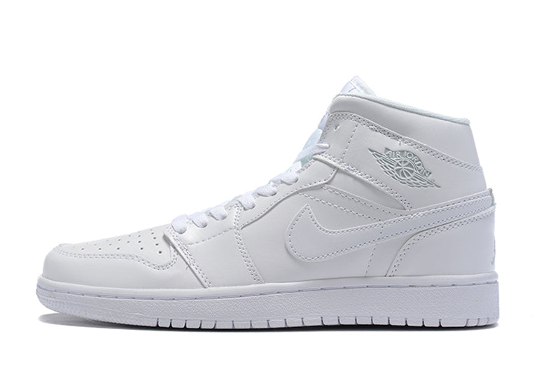 Tênis Jordan 1 Retro Mid White Cool Grey (Sob encomenda)