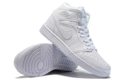 Tênis Jordan 1 Retro Mid White Cool Grey (Sob encomenda)