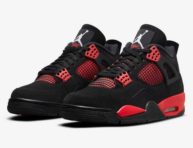 Tênis Jordan 4 Retro Red Thunder (Sob encomenda)