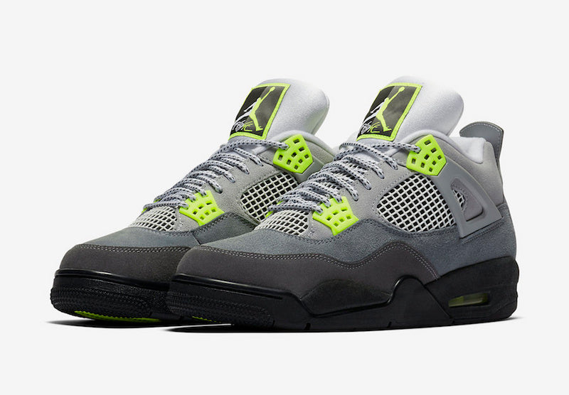 Tênis Jordan 4 Retro SE 95 Neon (Sob encomenda)