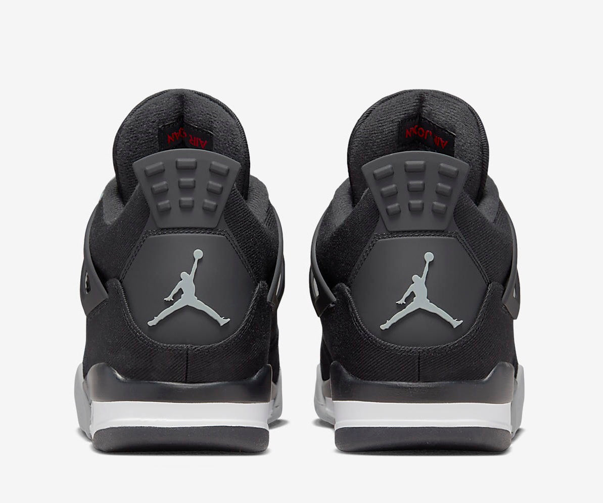 Tênis Jordan 4 Retro SE Black Canvas (Sob encomenda)