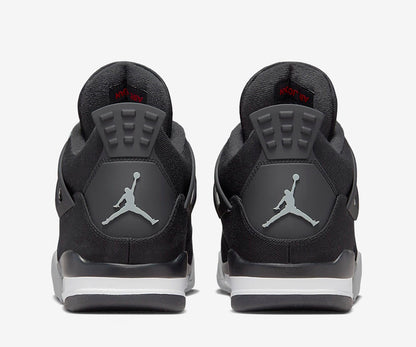 Tênis Jordan 4 Retro SE Black Canvas (Sob encomenda)