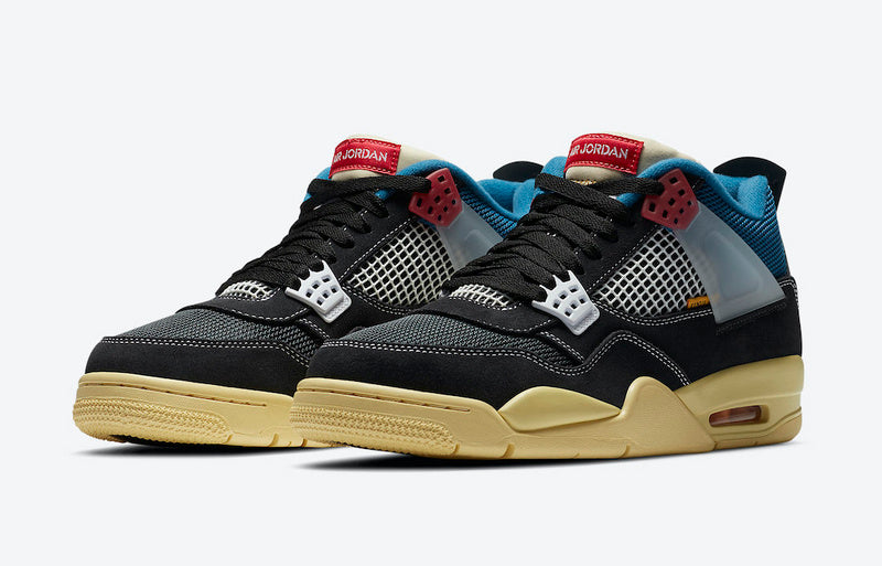 Tênis Jordan 4 Retro Union Off Noir (Sob encomenda)