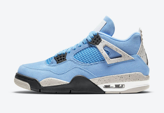 Tênis Jordan 4 Retro University Blue (Sob encomenda)