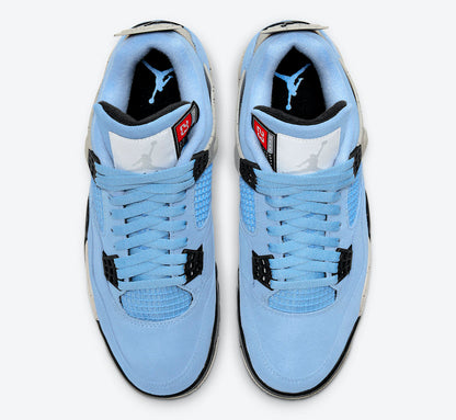 Tênis Jordan 4 Retro University Blue (Sob encomenda)