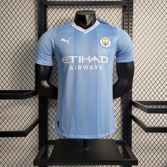 Camisa Manchester City I 23/24 Jogador (Sob encomenda)