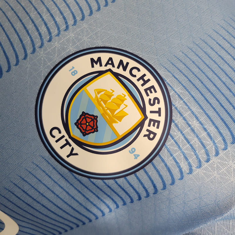 Camisa Manchester City I 23/24 Jogador (Sob encomenda)