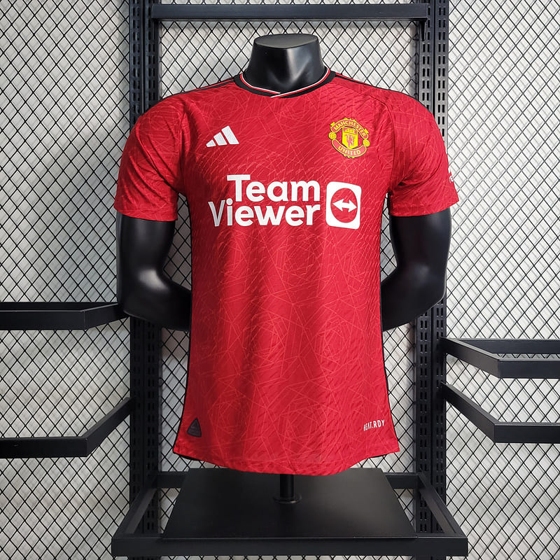 Camisa Manchester United I 23/24 Jogador (Sob encomenda)