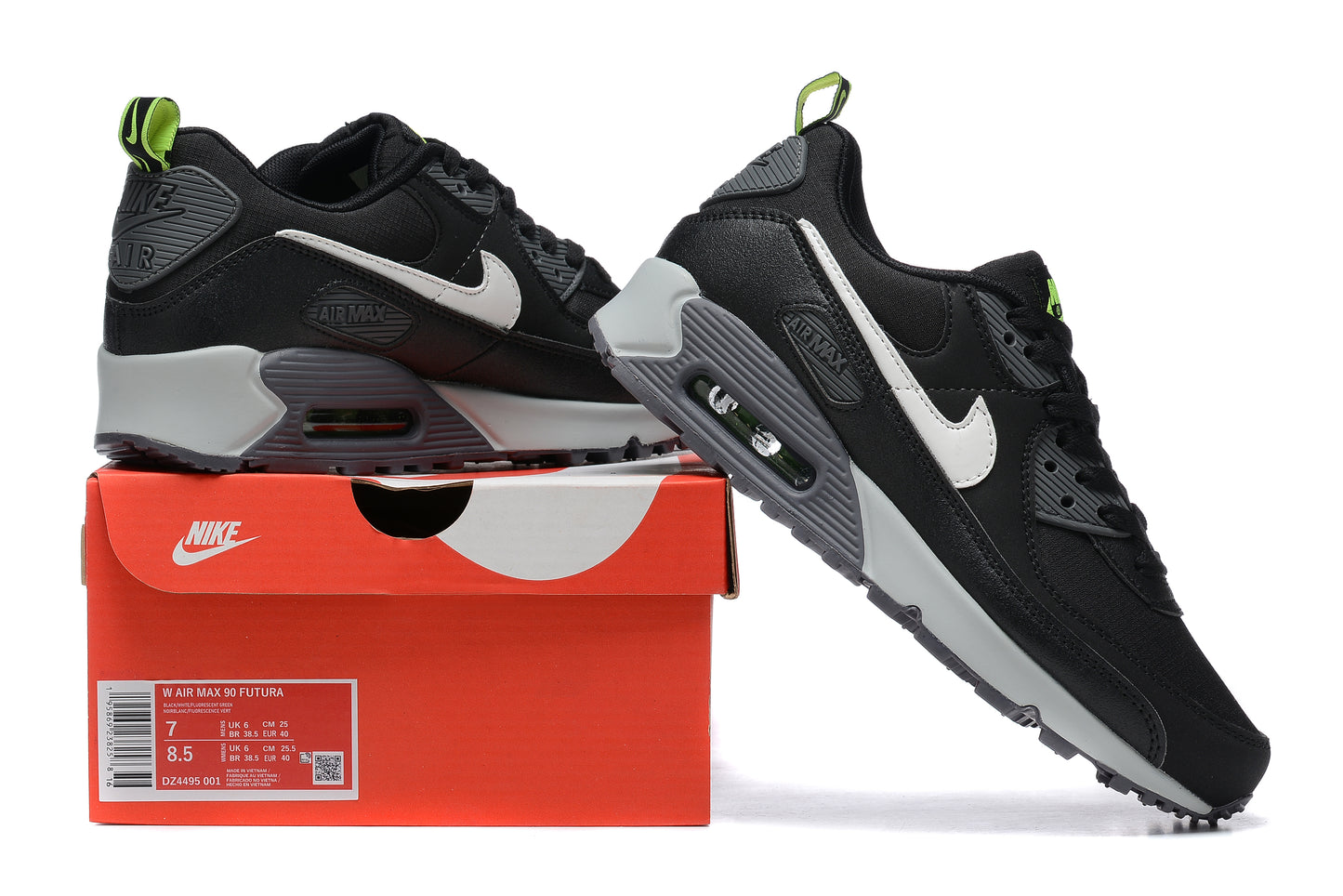 Tênis Nike Air Max 90 Black Neon (Sob encomenda)