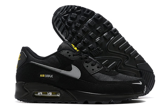 Tênis Nike Air Max 90 Black Yellow Strike Metallic Cool Grey (Sob encomenda)