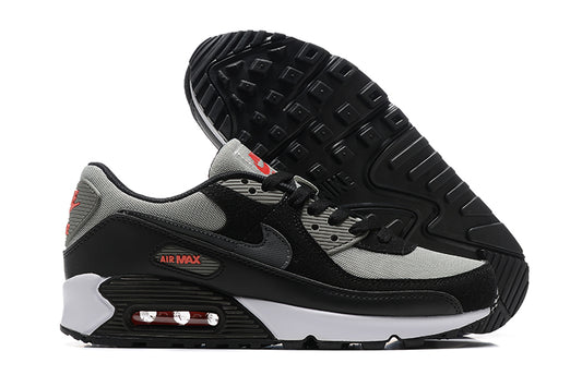 Tênis Nike Air Max 90 Grey Black Red (Sob encomenda)