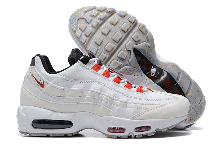 Tênis Nike Air Max 95 Light Bone Habanero Red (Sob encomenda)