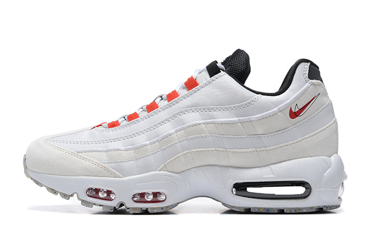 Tênis Nike Air Max 95 Light Bone Habanero Red (Sob encomenda)