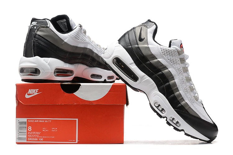 Tênis Nike Air Max 95 White Light Iron Ore Black Patent (Sob encomenda)