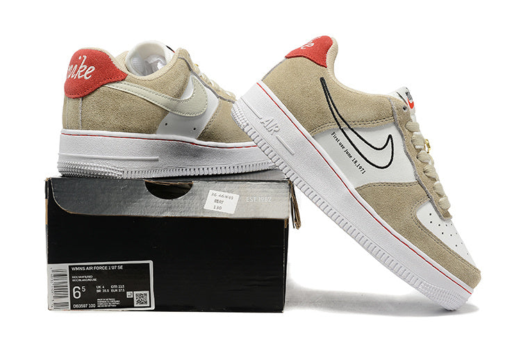 Tênis Nike Air Force 1 Low First Use Light Sail Red (Sob encomenda)