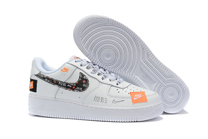 Tênis Nike Air Force 1 Low Just Do It Pack White/Black (Sob encomenda)