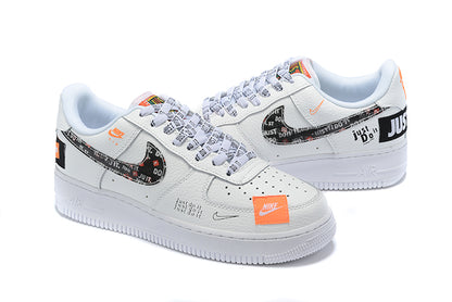 Tênis Nike Air Force 1 Low Just Do It Pack White/Black (Sob encomenda)