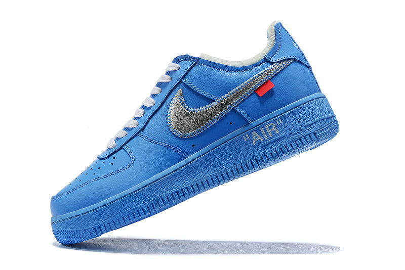 Tênis Nike Air Force 1 Low Off-White MCA University Blue (Sob encomenda)