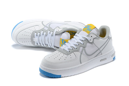 Tênis Nike Air Force 1 Low React SU White Light Smoke Grey (Sob encomenda)