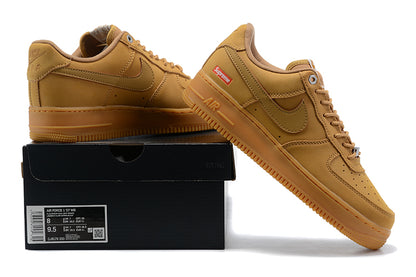 Tênis Nike Air Force 1 Low SP Supreme Wheat (Sob encomenda)