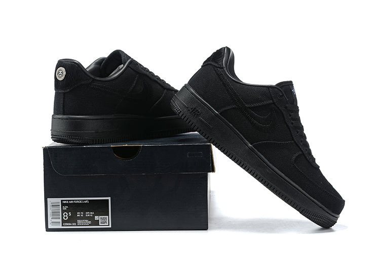 Tênis Nike Air Force 1 Low Stussy Black (Sob encomenda)