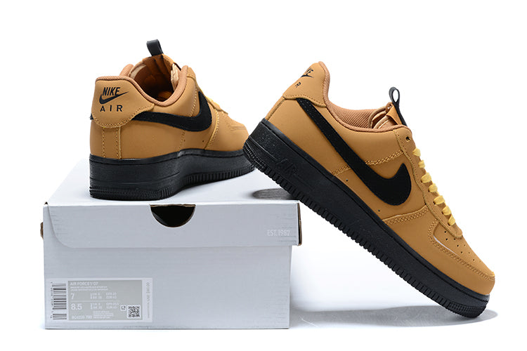 Tênis Nike Air Force 1 Low Wheat Black (Sob encomenda)