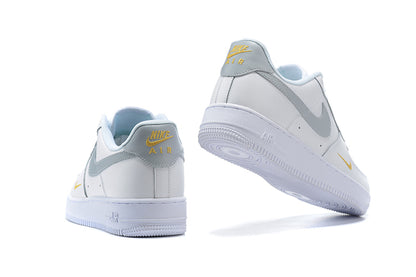 Tênis Nike Air Force 1 Low White Grey Gold (Sob encomenda)