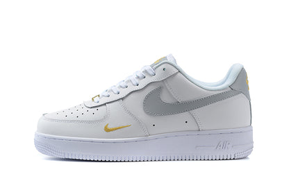 Tênis Nike Air Force 1 Low White Grey Gold (Sob encomenda)