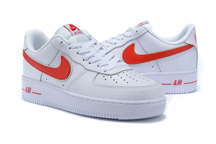 Tênis Nike Air Force 1 Low White Gym Red (Sob encomenda)