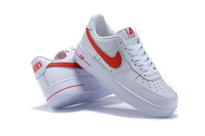 Tênis Nike Air Force 1 Low White Gym Red (Sob encomenda)