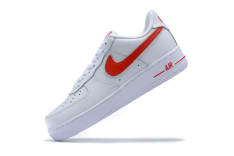 Tênis Nike Air Force 1 Low White Gym Red (Sob encomenda)