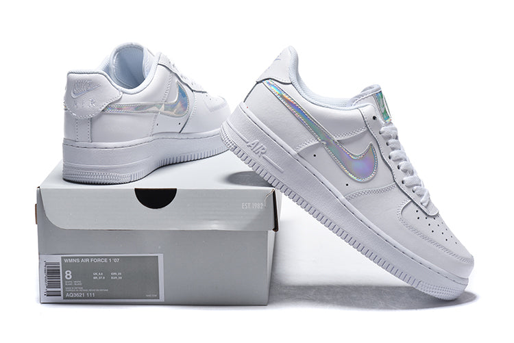 Tênis Nike Air Force 1 Low White Irisdescent (Sob encomenda)