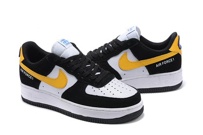 Tênis Nike Air Force 1 Low '07 LV8 Athletic Club Black University Gold (Sob encomenda)