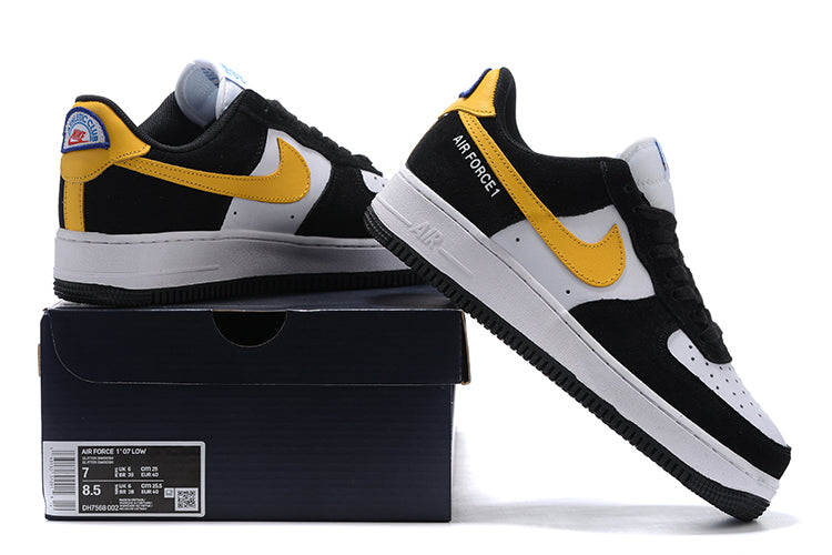 Tênis Nike Air Force 1 Low '07 LV8 Athletic Club Black University Gold (Sob encomenda)