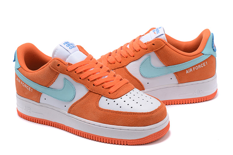 Tênis Nike Air Force 1 Low '07 LV8 Athletic Club White Orange (Sob encomenda)