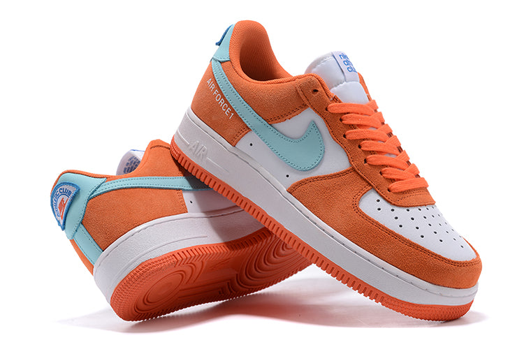 Tênis Nike Air Force 1 Low '07 LV8 Athletic Club White Orange (Sob encomenda)