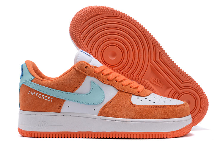 Tênis Nike Air Force 1 Low '07 LV8 Athletic Club White Orange (Sob encomenda)