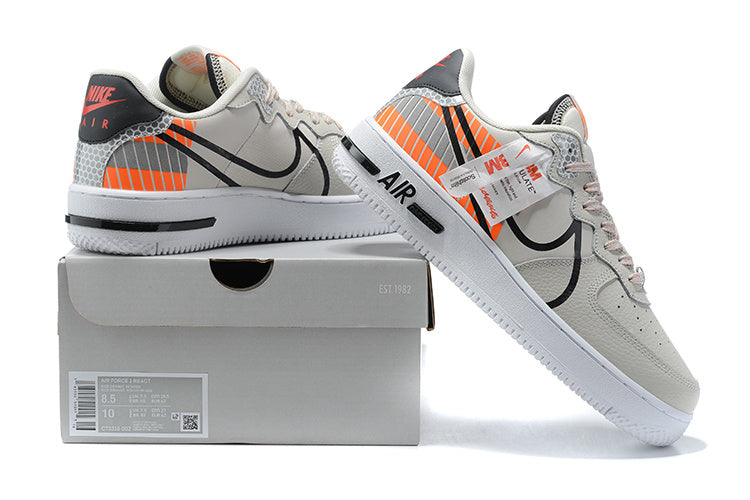 Tênis Nike Air Force 1 React 3M (Sob encomenda)