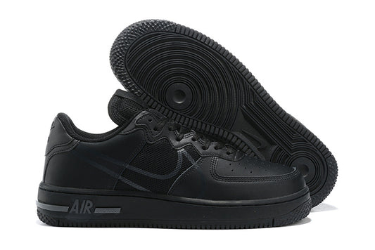 Tênis Nike Air Force 1 React Black Anthracite (Sob encomenda)