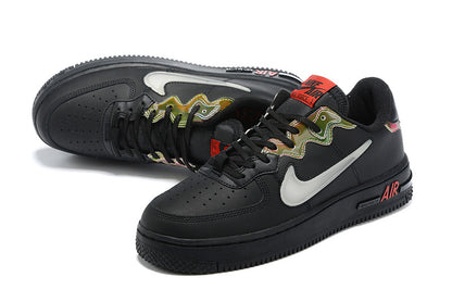 Tênis Nike Air Force 1 React Black Glow Habanero Red (Sob encomenda)