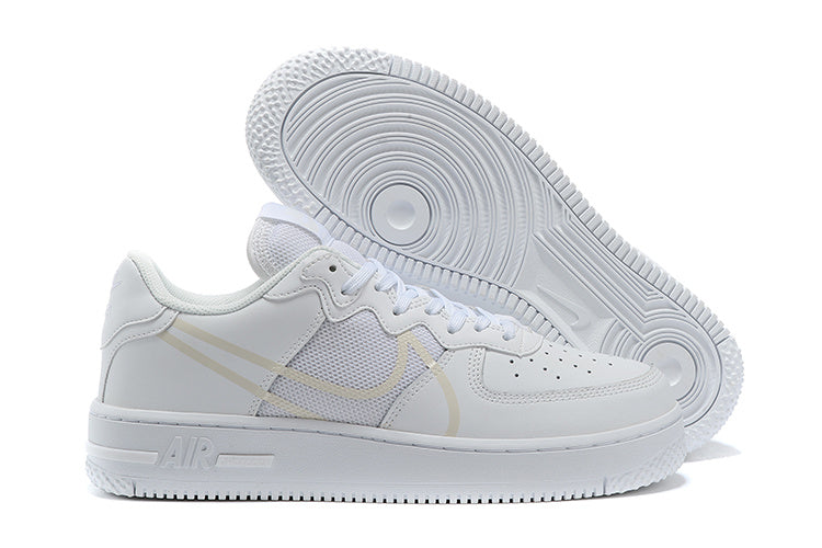 Tênis Nike Air Force 1 React White (Sob encomenda)