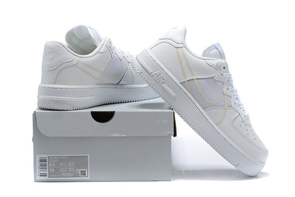 Tênis Nike Air Force 1 React White (Sob encomenda)