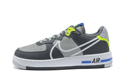 Tênis Nike Air Force 1 React Wolf Grey (Sob encomenda)